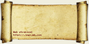 Georgina Zakić vizit kartica